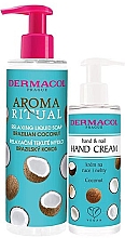 Парфумерія, косметика Набір - Dermacol Aroma Ritual Brazilian Coconut (h/cr/150ml + soap/250ml)