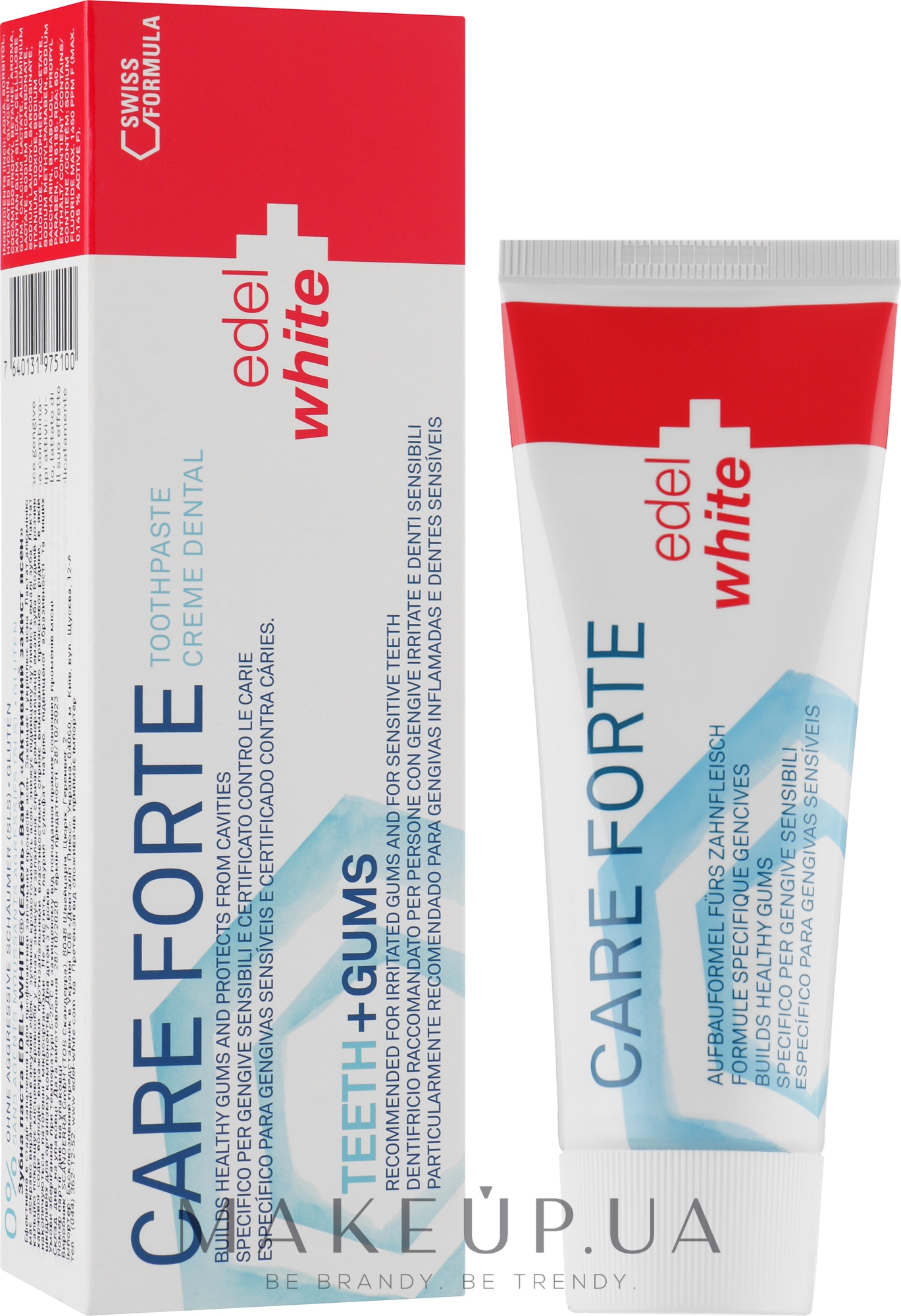 Зубная паста "Активная защита дёсен" - Edel+White Gum Care — фото 75ml