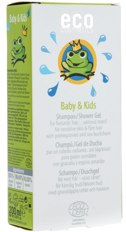 Дитячий шампунь для волосся та тіла - Eco Cosmetics Baby&Kids Shampoo/Shower Gel — фото N3