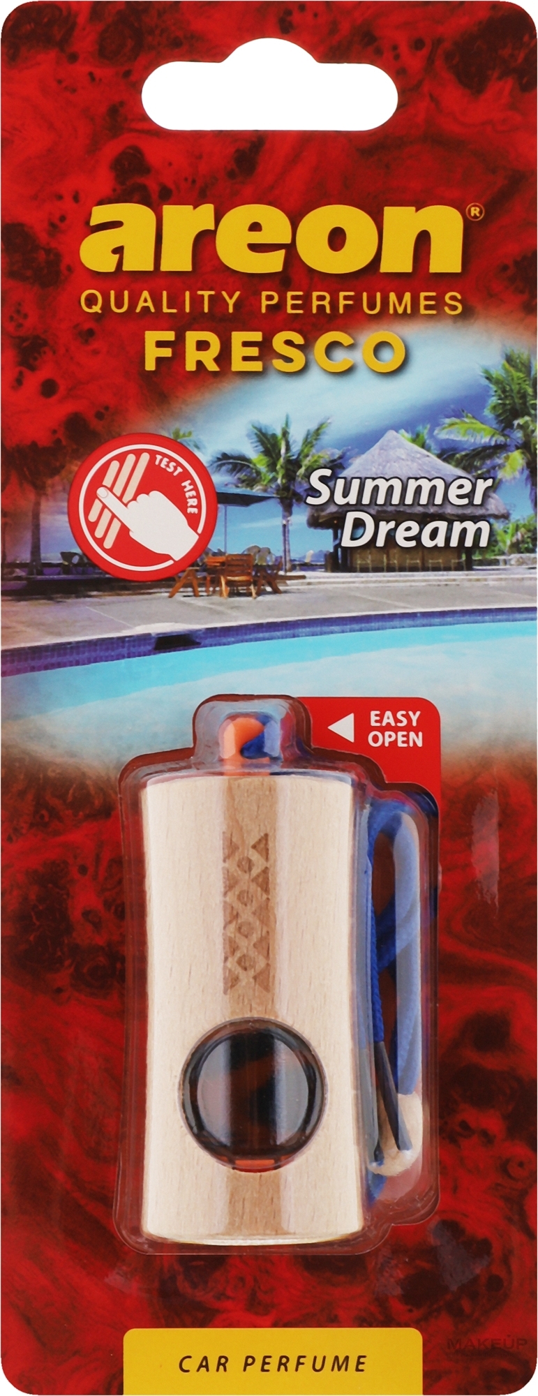 Ароматизатор для авто "Летняя мечта" - Areon Fresco New Summer Dream Car Perfume — фото 4ml