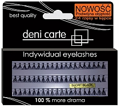 Ресницы накладные, двойной объем - Deni Carte Fake Eyelashes DS — фото N1