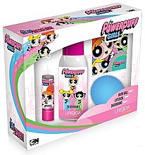 Духи, Парфюмерия, косметика Набор - Uroda for Kids The Powerpuff Girls (deo/100ml + bomb/100g + lipstick/3g)