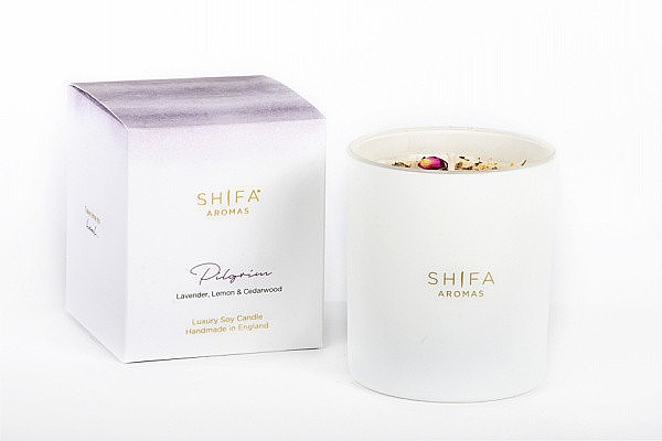 Свеча в стекле - Shifa Aromas Candle Glass Pilgrim — фото N1