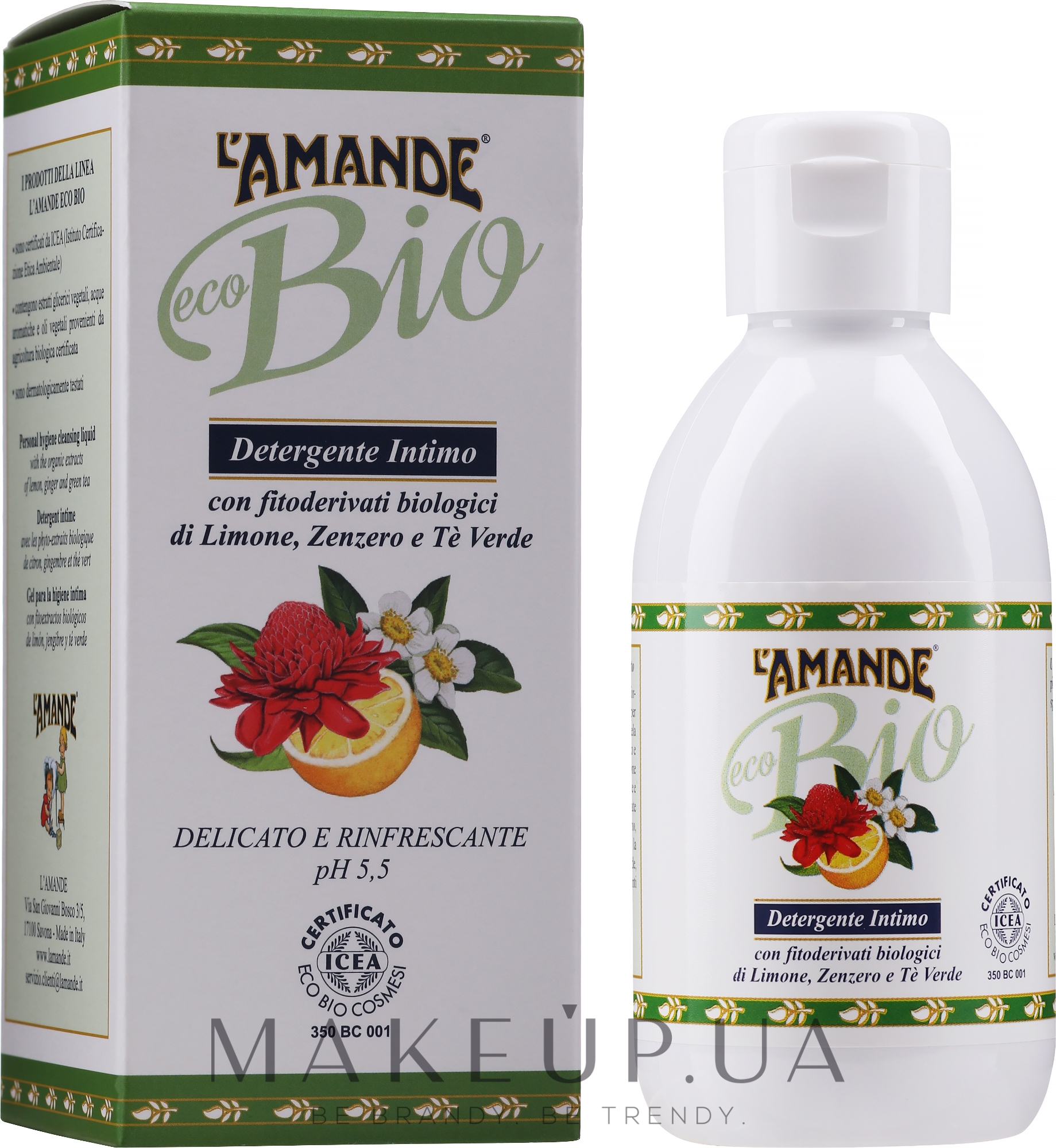 Мило для інтимної гігієни - L'Amande Eco Bio Intimate Soap — фото 200ml