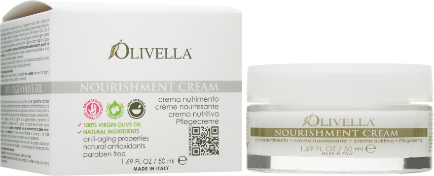 Живильний крем для обличчя - Olivella Nourishment Cream — фото N1