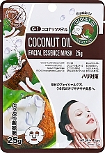 Парфумерія, косметика Тканинна маска для обличчя з кокосовим маслом - Mitomo 512 Sheet Mask