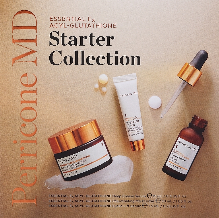 Набор - Perricone MD Essential Fx Starter Collection (f/ser/15ml + eye/ser/7.5ml + f/cr/30ml) — фото N1