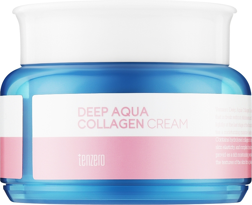 Крем для обличчя з колагеном - Tenzero Deep Aqua Collagen Cream — фото N1