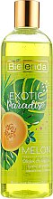 Олія для душу "Диня" - Bielenda Exotic Paradise Bath & Shower Oil Melon — фото N1