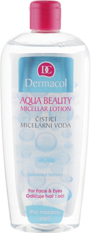 Мицеллярная вода для молодой кожи - Dermacol Aqua Beauty Micellar Lotion — фото N1