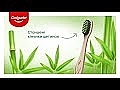 Черная зубная щетка "Бамбук. Древесный уголь", мягкая, черно-зеленая - Colgate Bamboo — фото N1