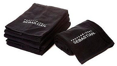 Полотенце, черное - Sebastian Professional Towel Black Helena — фото N1