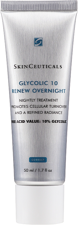 Нічний крем для обличчя - SkinCeuticals Glycolic 10 Renew Overnight Cream — фото N1