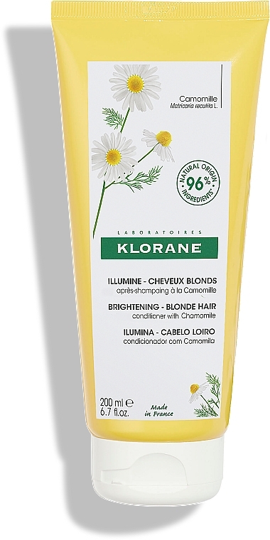 Кондиционер для волос - Klorane Blond Highlights Conditioner With Chamomile — фото N1