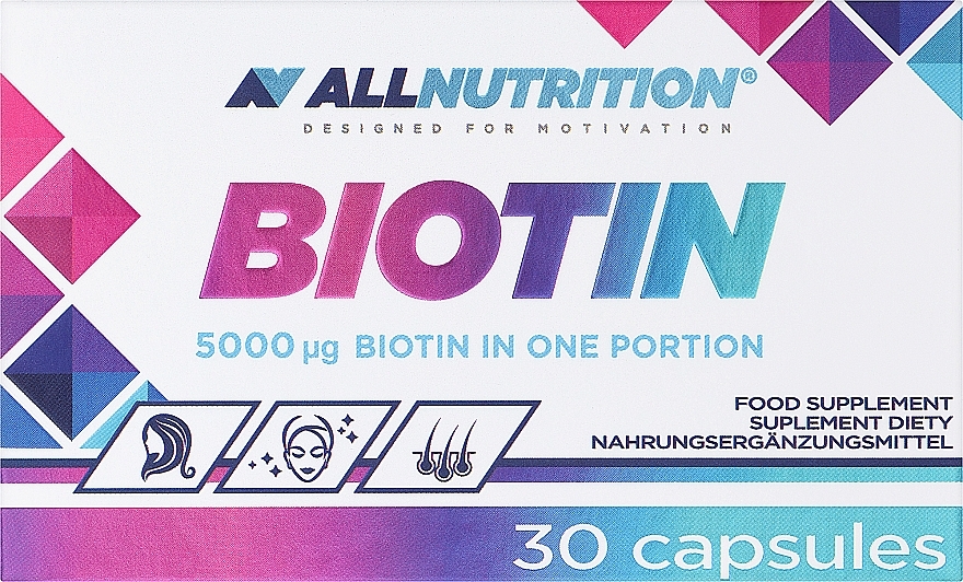 Пищевая добавка "Биотин" - Allnutrition Biotin — фото N1