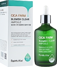 УЦЕНКА Ампульная сыворотка с центеллой азиатской - Farmstay Cica Farm Blemish Clear Ampoule * — фото N2