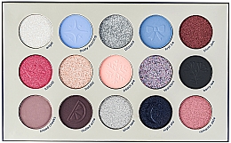 Палетка тіней для повік, 15 відтінків - Parisa Cosmetics Winter Kisses Eyeshadow Palette — фото N10