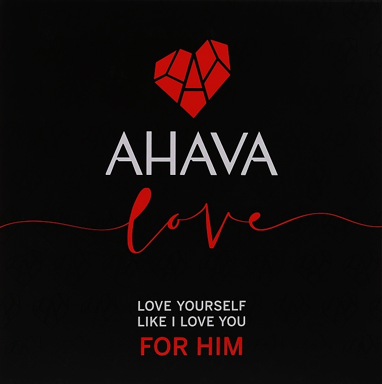 УЦЕНКА Набор для мужчин - Ahava Love Yourself Like I Love You For Him (sh/gel/200 ml + h/cr/100 ml + ash/gel/50 ml) * — фото N1