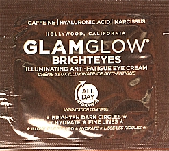 ПОДАРУНОК! Крем для очей - Glamlow Brighteyes Eye Cream (пробник) — фото N1