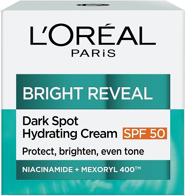 LOreal Paris Bright Reveal Dark Spot Hydrating Cream SPF 50 - LOreal Paris Bright Reveal Dark Spot Hydrating Cream SPF 50 — фото N1