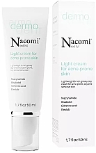 Духи, Парфюмерия, косметика Легкий крем для проблемной кожи - Nacomi Next Level Dermo Light Cream For Acne-prone Skin
