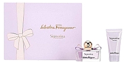 Духи, Парфюмерия, косметика Salvatore Ferragamo Signorina - Набор (edt/50ml + b/lot/50ml)