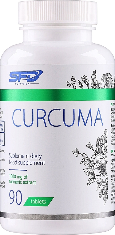 Пищевая добавка "Куркума" - SFD Nutrition Curcuma 1000 mg — фото N1