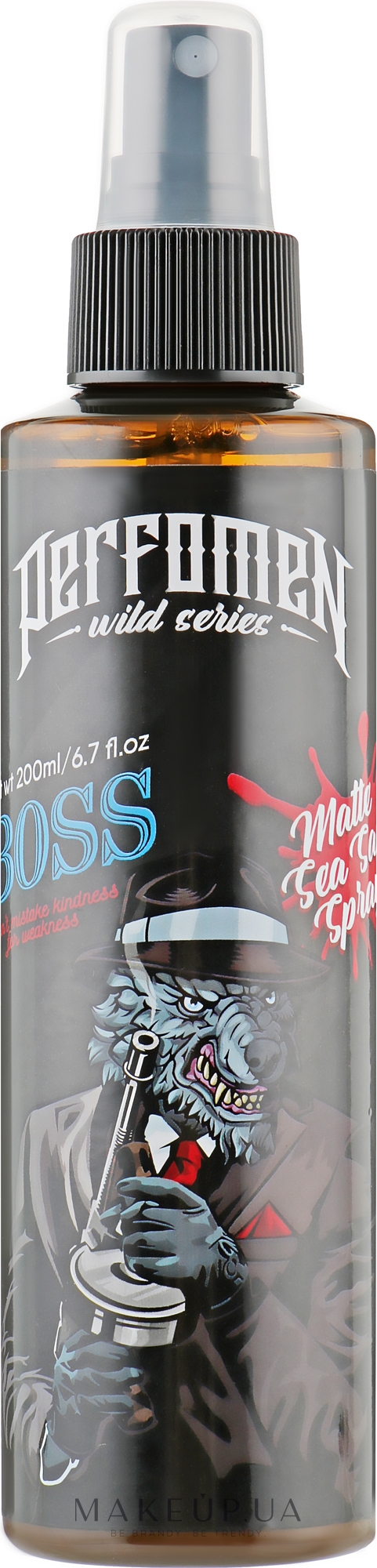 Матовый солевой спрей для волос - Perfomen Wild Series Boss Matte Sea Salt Spray — фото 200ml