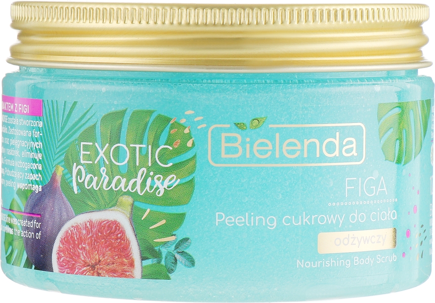 Поживний цукровий скраб для тіла "Інжир" - Bielenda Exotic Paradise Nourishing Body Scrub Figa — фото N2