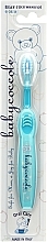 Зубная щетка для детей, голубая - Babycoccole 6-36м Toothbrush — фото N1