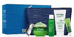 Духи, Парфюмерия, косметика Набор - Biotherm Skin Oxygen (gel/50ml + lot/30ml + gel/50ml + ser/10ml + bag)