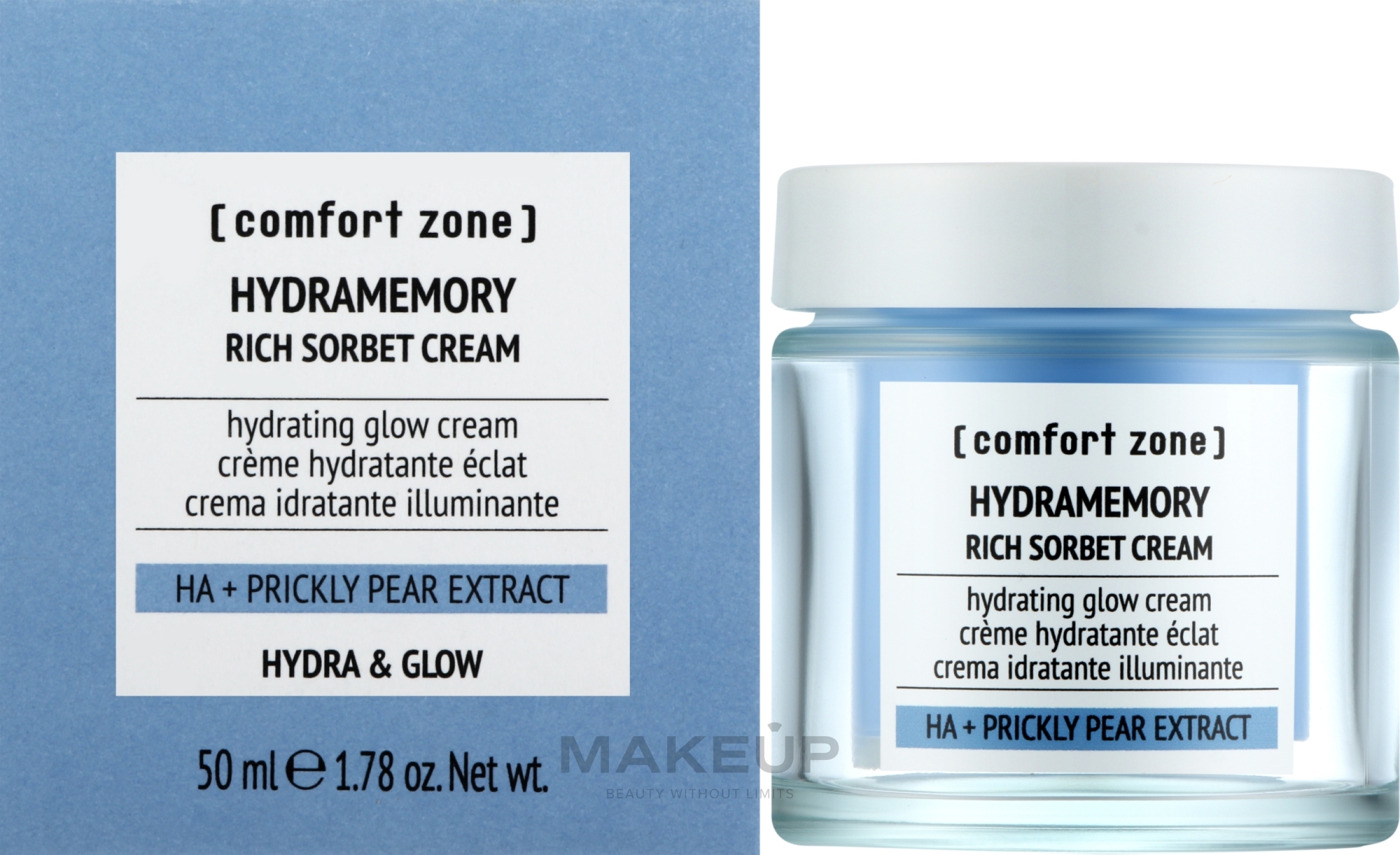 Увлажняющий крем-сорбет - Comfort Zone Hydramemory Rich Sorbet Cream — фото 50ml
