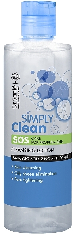 Лосьон для лица, очищающий - Dr. Sante Simply Clean SOS