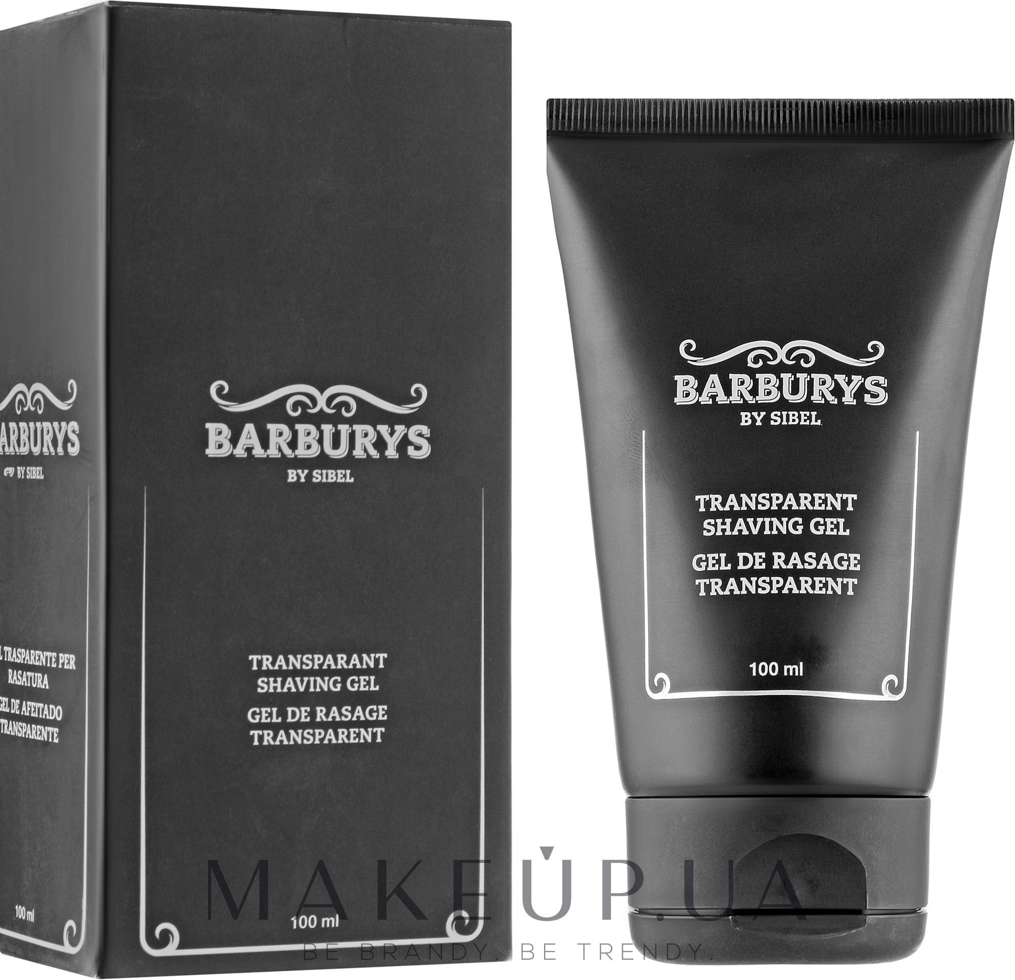 Прозрачный гель для бритья - Barburys Transparant Shaving Gel — фото 100ml