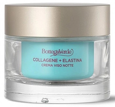 Нічний крем для обличчя - Bottega Verde Collagen + Elastine Night Face Cream Refill — фото N1