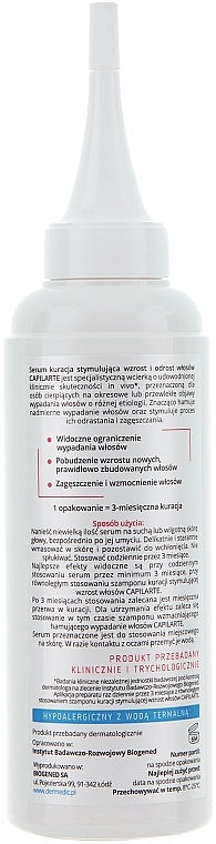 УЦЕНКА Сыворотка стимулирующая и возобновляющая рост волос - Dermedic Capilarte * — фото N9