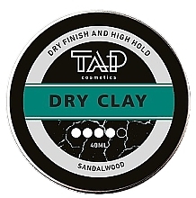 Парфумерія, косметика Глина для укладання волосся "Sandalwood" - TAP Cosmetics Dry Clay