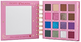 Духи, Парфюмерия, косметика Палетка теней для век - Ingrid Cosmetics X Fagata Princess Eyeshadow Palette