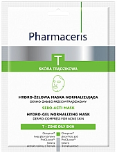 Парфумерія, косметика Гідрогелева нормалізувальна маска - Pharmaceris T Sebo Acti Hydro-Gel Normalizing Mask