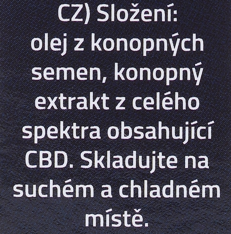 Конопляное масло полного спектра 30% - Zelena Baba CBD 30% Full Spectrum 30% 3000Mg — фото N3