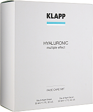 Парфумерія, косметика Набір "Гіалуронік" - Klapp Hyaluronic Face Care Set (cr/50ml + serum/50ml) *