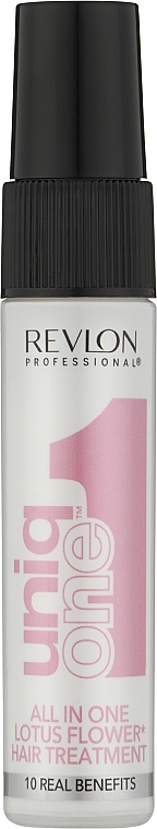 Спрей-маска для волос с ароматом цветка лотоса - Revlon Professional Uniq One Lotus Flower Hair Treatment (пробник) — фото N1
