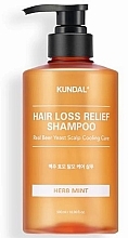 Парфумерія, косметика Шампунь "Herb Mint" - Kundal Beer Yeast Hair Loss Relief Shampoo