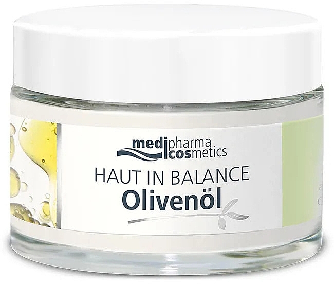 Увлажняющий крем для лица с мочевиной 5% - Medipharma Cosmetics Haut In Balance Olivenol — фото N1