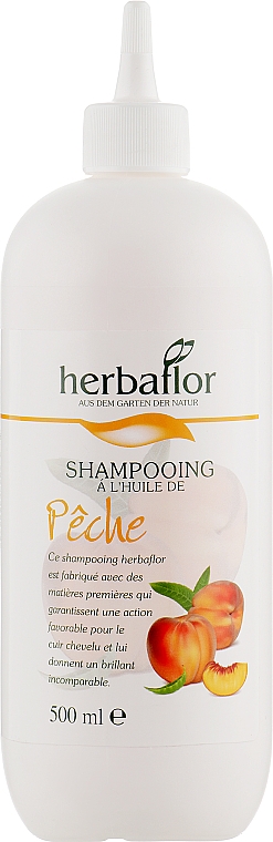 Шампунь для волосся з персиком - Herbaflor Peach Shampoo