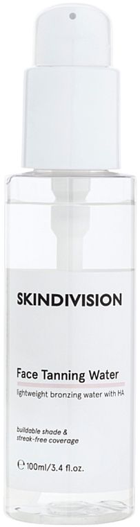 Спрей для лица с эффектом загара - SkinDivision Face Tanning Mist — фото N1