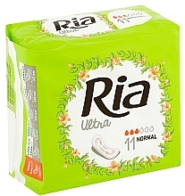 Гігієнічні прокладки, 11 шт. - Ria Ultra Silk Normal — фото N1