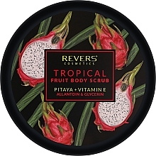 Крупнозернистий скраб для тіла з екстрактом пітаї - Revers Tropical Fruit Body Scrub — фото N1