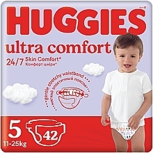 Підгузки Ultra Comfort 5 (11-25 кг) Jumbo, 42 шт. - Huggies — фото N1