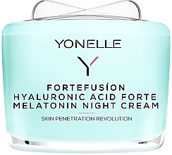 Ночной крем с мелатонином и гиалуроновой кислотой - Yonelle Fortefusíon Hyaluronic Acid Forte Melatonin Night Cream — фото N1